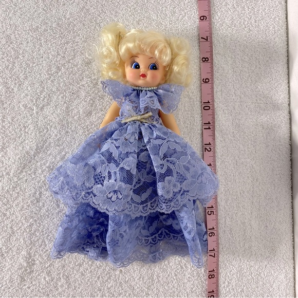 Vintage Handmade Toilet Paper Roll Cover Doll Decor - Picture 3 of 11